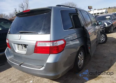 2007 Honda Odyssey Ex-L from USA, damaged, VIN 5FNRL387X7B103729